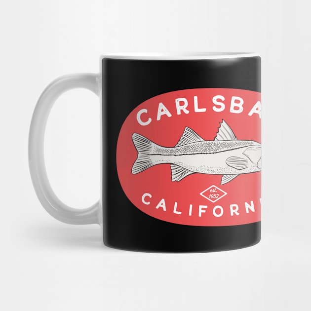 Carlsbad California Fishing by Eureka Shirts